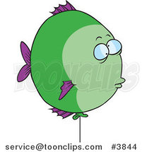 Cartoon Balloon Fish by Toonaday