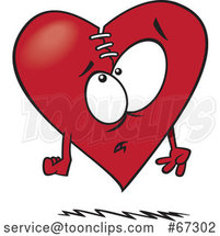 Cartoon Stitched Heart on the Mend by Toonaday