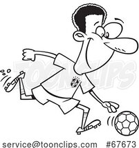 Cartoon Soccer Legend by Toonaday