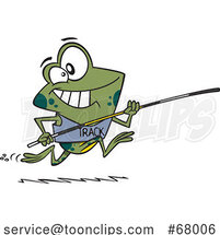 Cartoon Frog Jumper by Toonaday